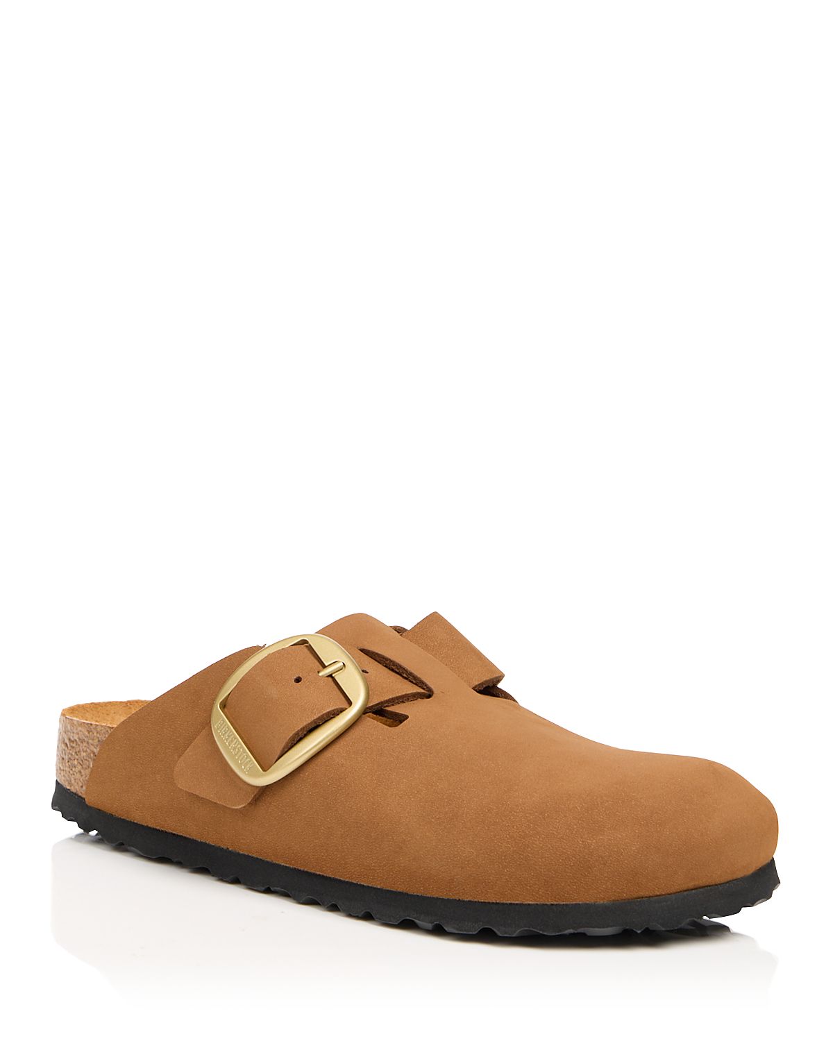 Birkenstock Women's Boston Big Buckle Nubuck Leather Clogs