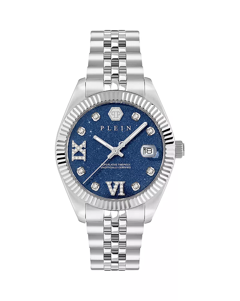 Phillip Plein Date Superlative Watch, 34mm