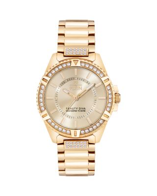 Beauty Diva Crystal Watch, 40mm 