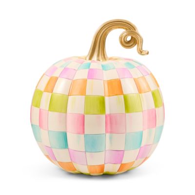 Multi Check Medium Pumpkin