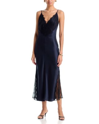 Judy Lace Panel Slip Dress