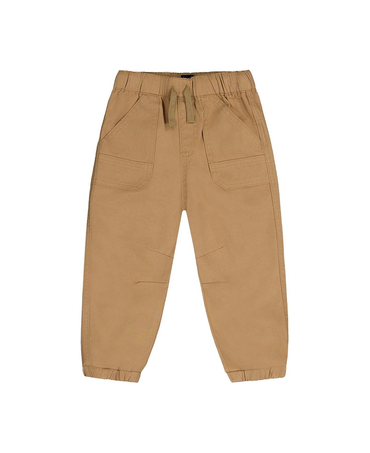 Deux par Deux Boys' Stretch Canvas Jogger Pants - Little Kid