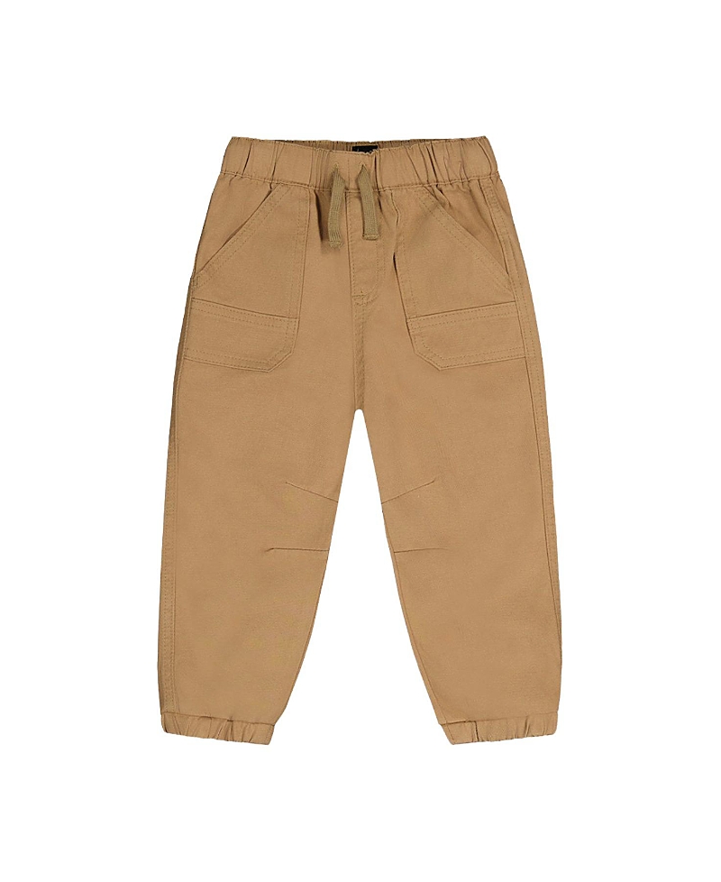 Deux par Deux Boys' Stretch Canvas Jogger Pants - Little Kid