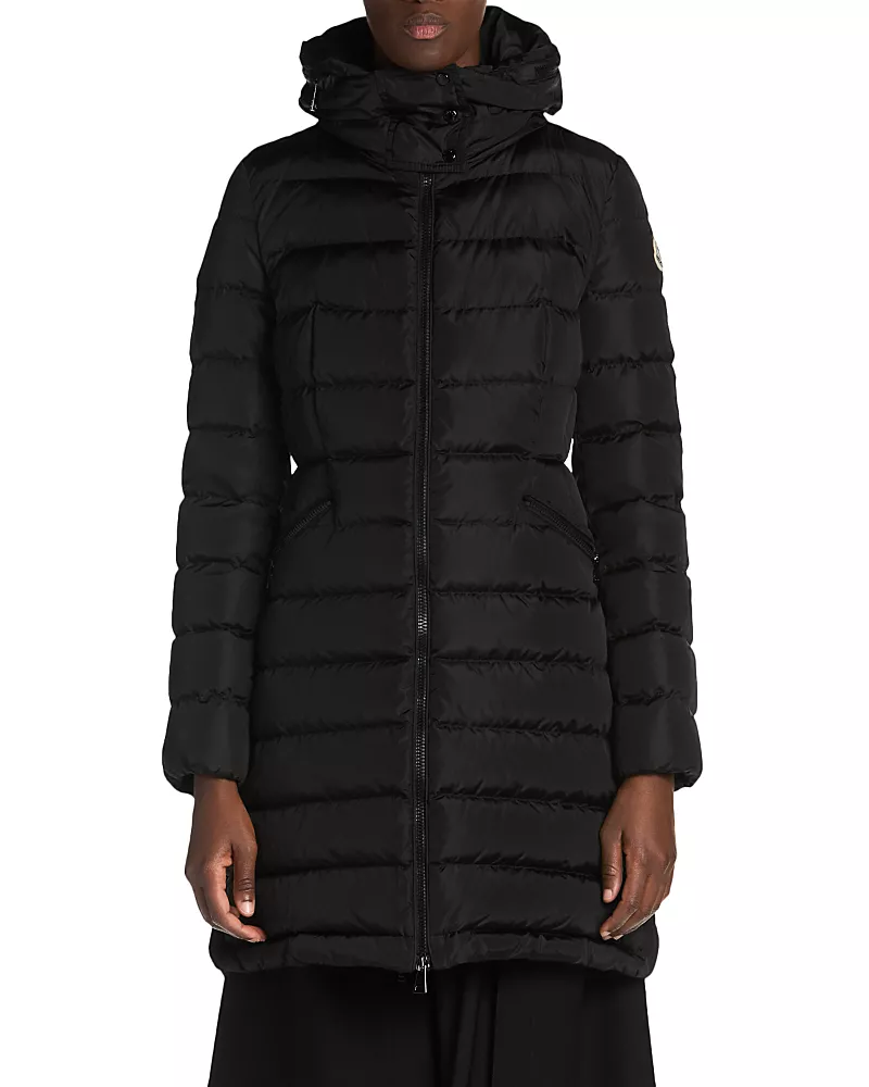 Moncler Flammette Down Long Puffer Coat