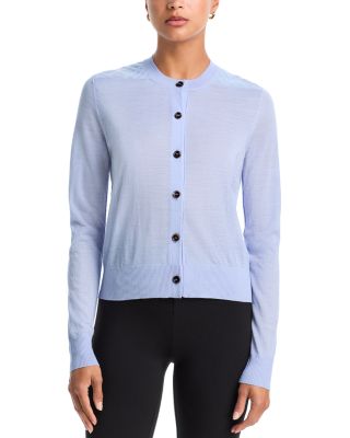 Wendy Wool Silk Long Sleeve Cardigan
