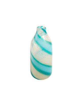  Macau Glass Vase, 4.72" x 4.72" x 16.14"