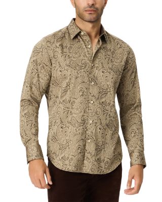 Hudson Paisley Cotton Blend Woven Shirt