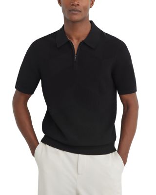 Leigham Half Zip Chevron Knot Sweater Polo