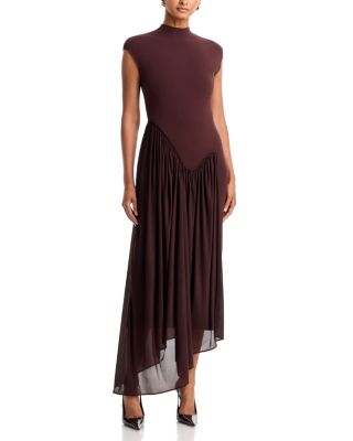 Francis Knit Combo Midi Dress