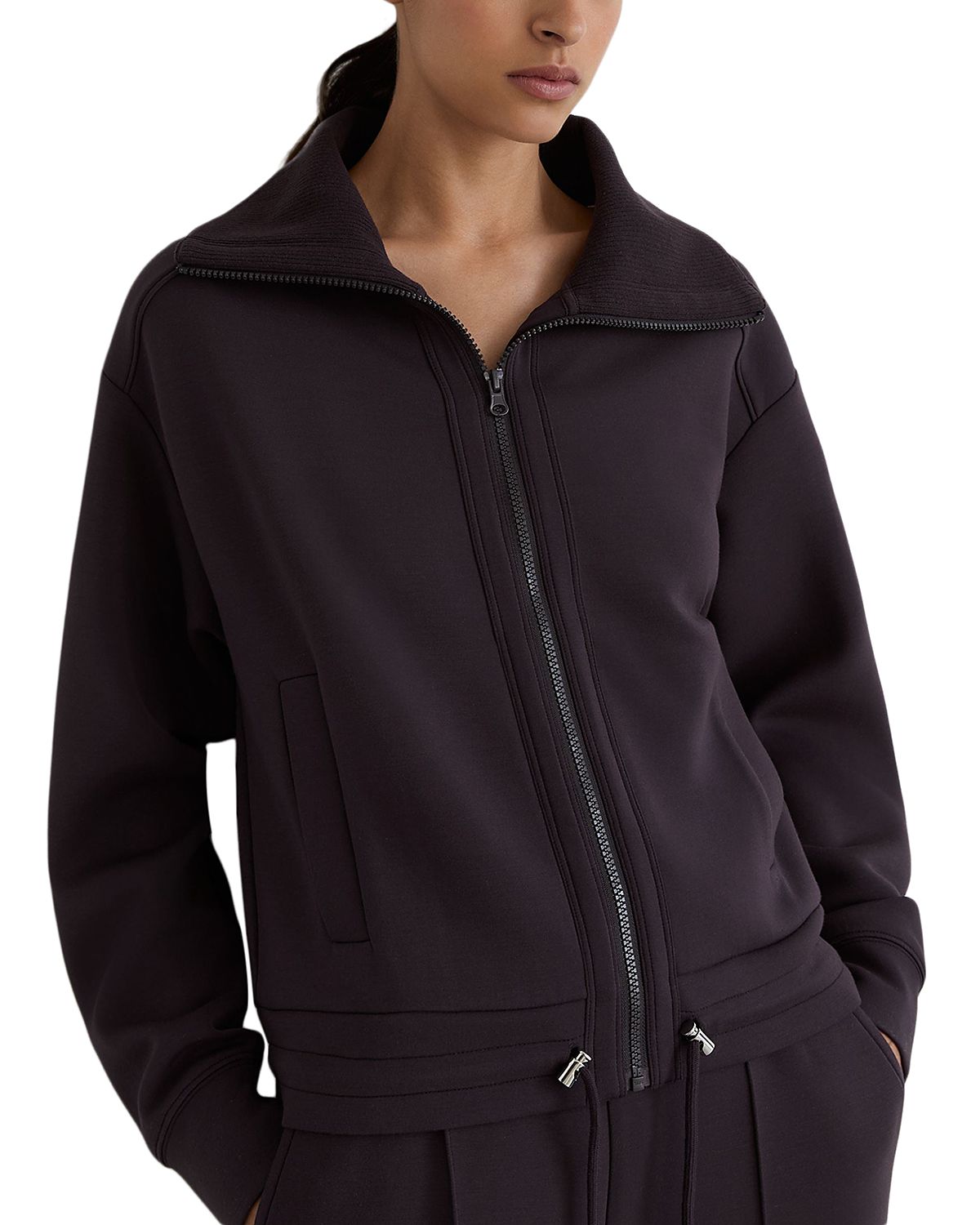 Reiss The Laurrie Zip Through Sweatshirt