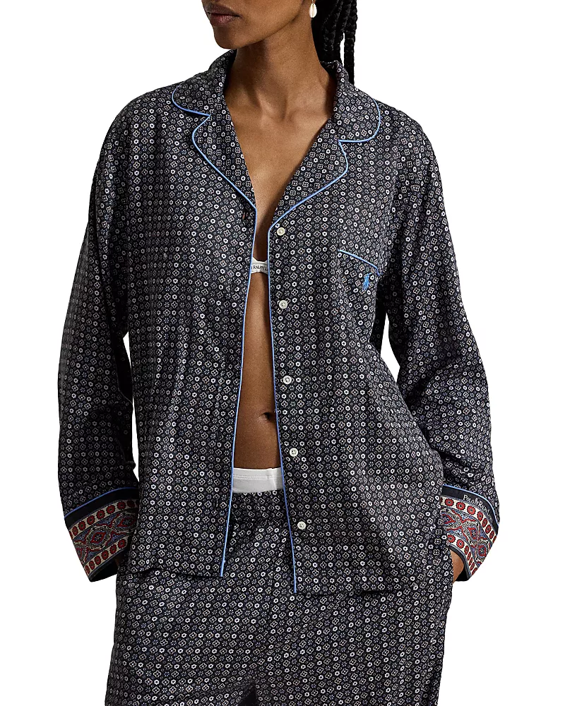 Polo Ralph Lauren Sleep Foulard Madison Long Pajama Set