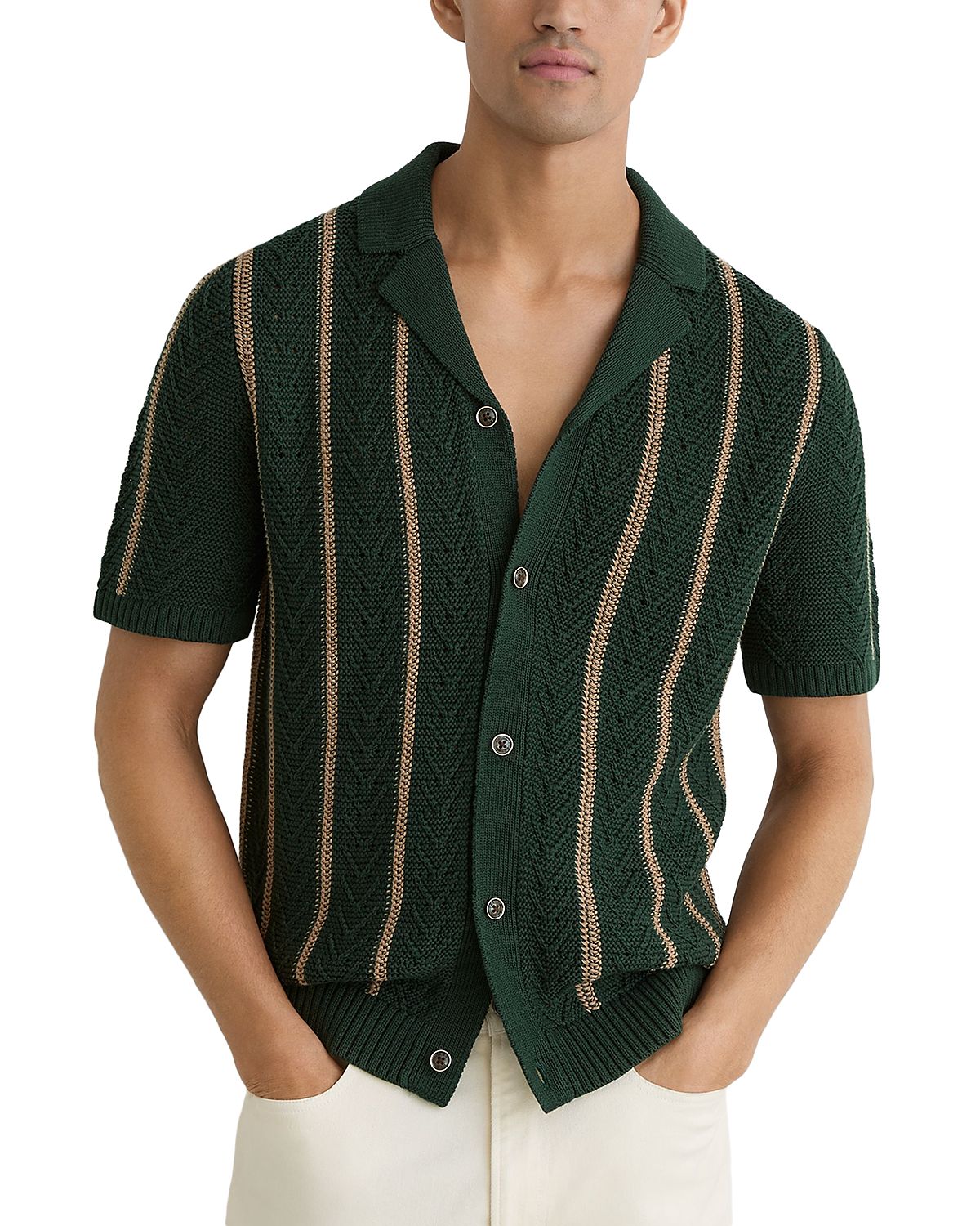 Reiss Ellingham Short Sleeve Knit Shirt
