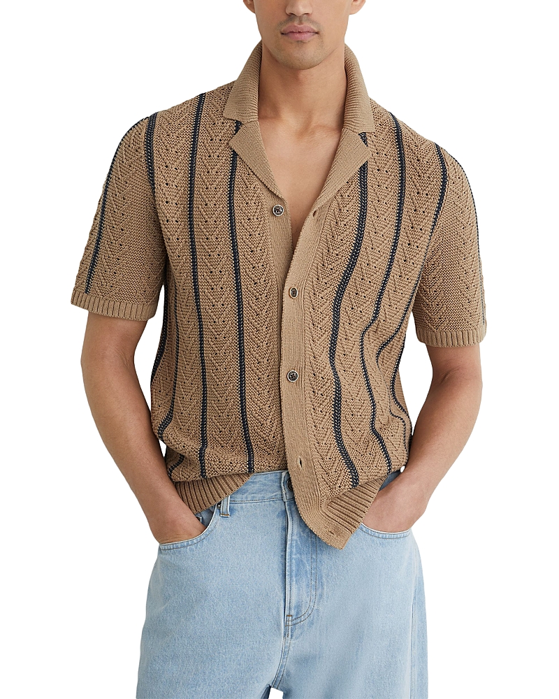 Reiss Ellingham Short Sleeve Knit Shirt