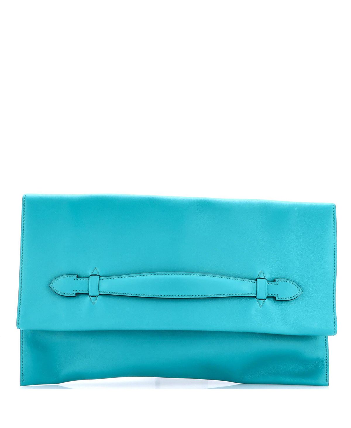 Pre-Owned HERMES Pliplat Clutch Evercolor