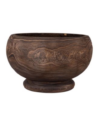  Round Paulownia Wood Planter