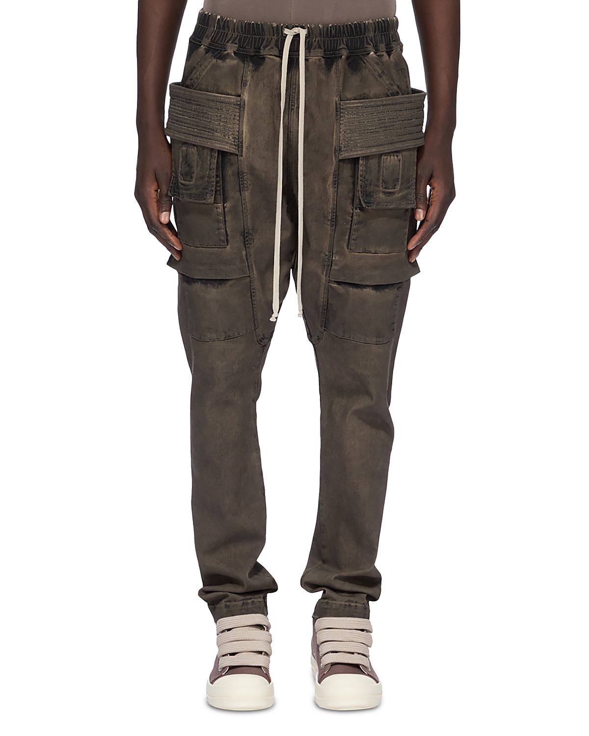 Drkshdw Rick Owens Creatch Regular Fit Cargo Drawstring Pants