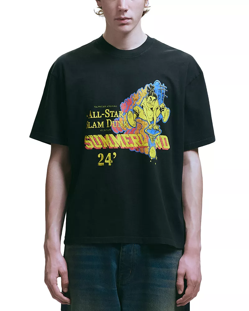Nahmias Hoops Cartoon Boxy Tee