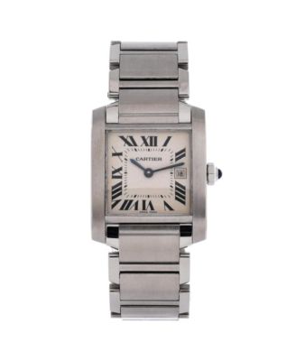  Tank Francaise Quartz Watch in Stainless Steel 25mm