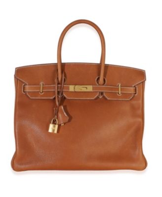 Birkin 35 Leather Handbag