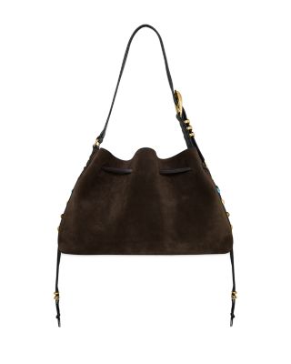 Billie Large Suede Shoulder Bag 