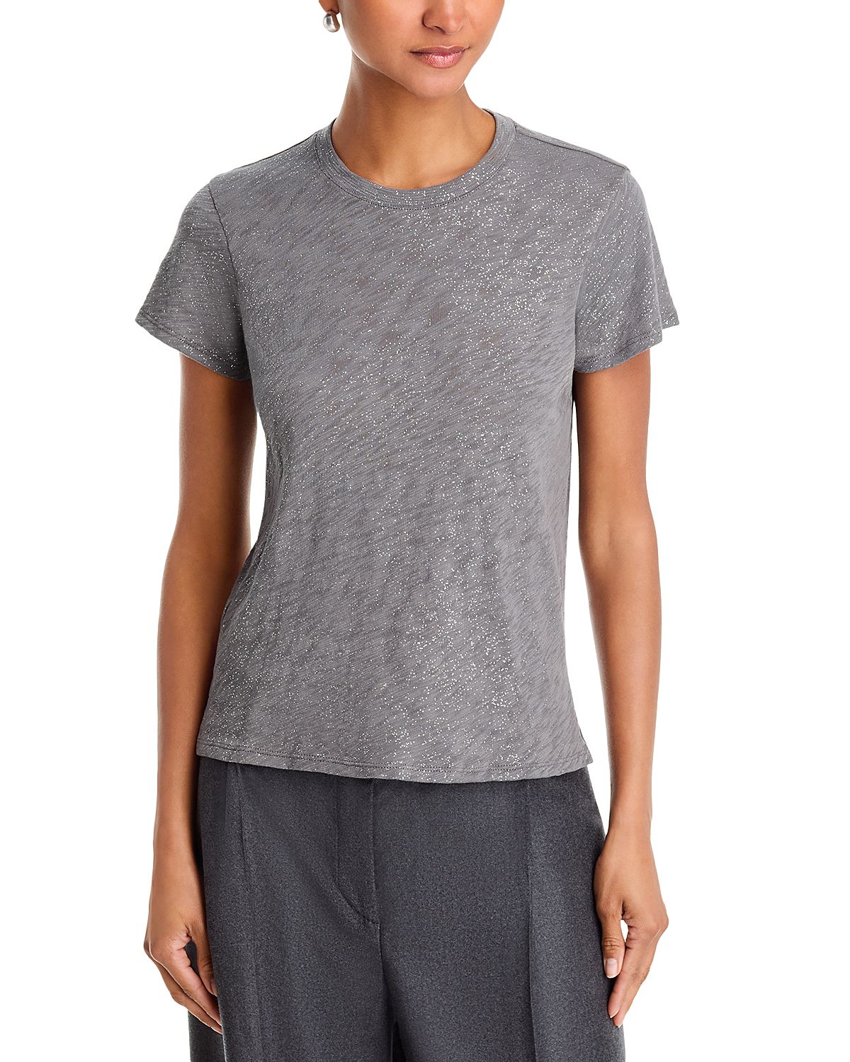 Atm Slub Schoolboy Tee with Foil