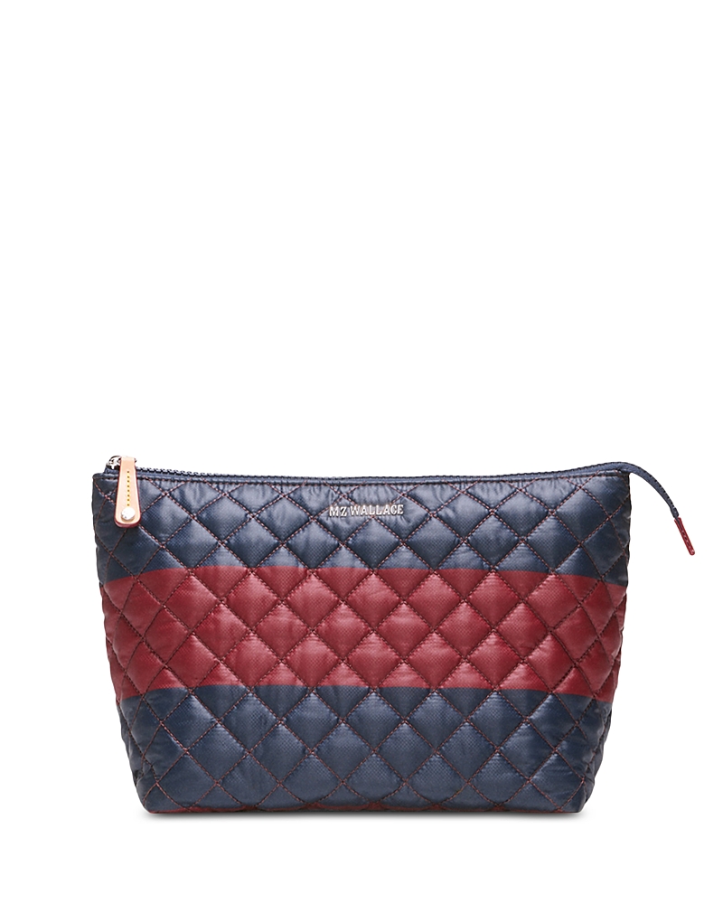 Mz Wallace Zoey Large Quilted Zip Pouch