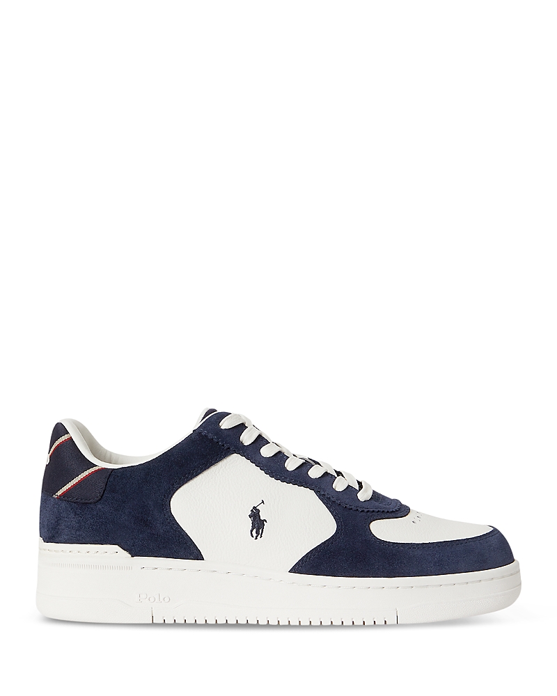 Polo Ralph Lauren Men's Masters Court Leather Brogue Sneakers