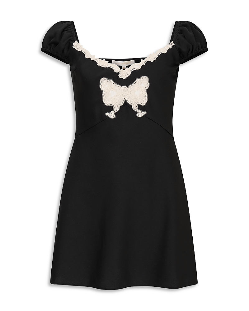 LoveShackFancy Girls' Karola Tween Lace Detail Dress - Big Kid