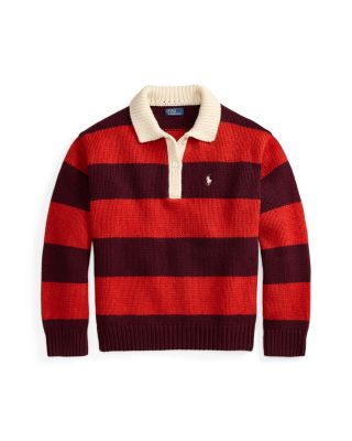 RALPH LAUREN RUGBY ワッペン ショールカラーニット Ralph Lauren Wool Blend Rugby Sweater | Bloomingdale's Women