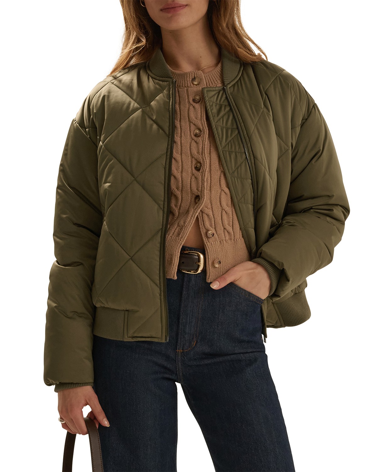 The Favorite Bomber Quilted Jacket