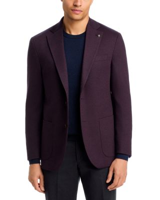 Hampton Regular Fit Step Weave Jersey Soft Sport Coat