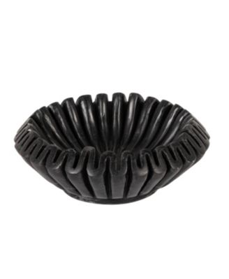  Round Marble Pleated Dish