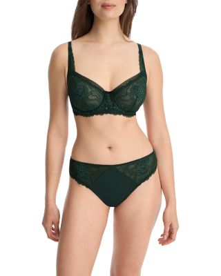 Minx Lace Balconette Bra & Minx Lace Front Thong