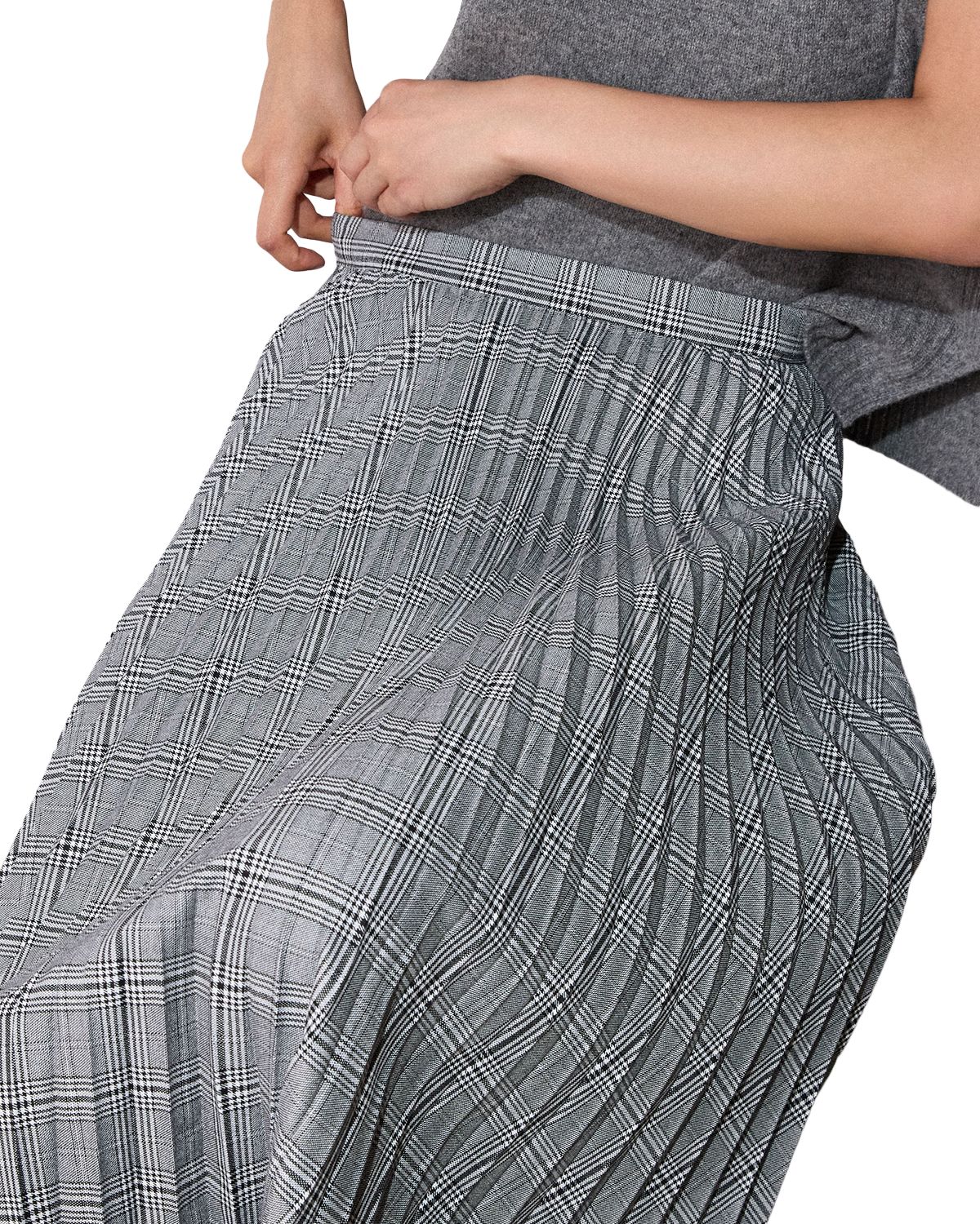 Pleated Midi Skirt thumbnail 6