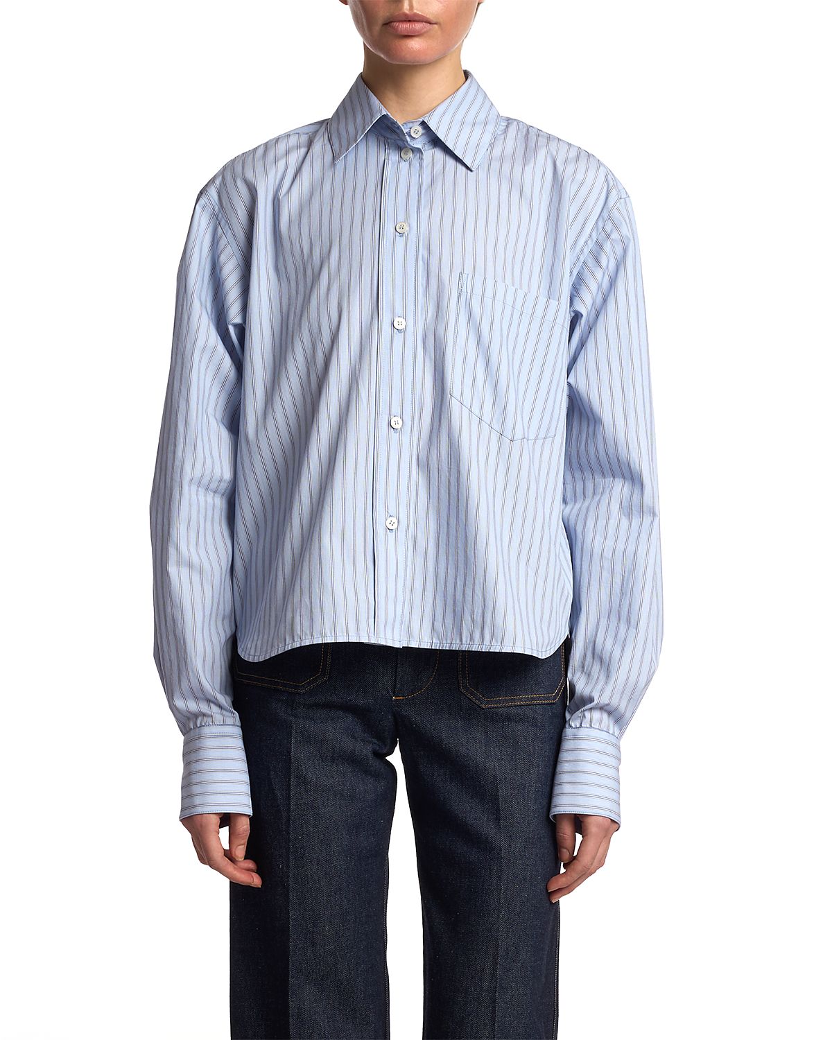 Victoria Beckham Ellys Button Up Cotton Shirt