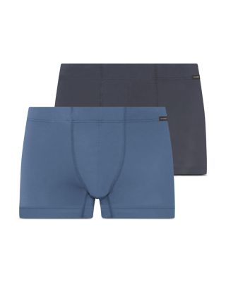 Cotton Essentials Covered Waistband Boxer Briefs, Pack of 2