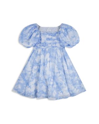 Girls' Emerson Gauze Puff Sleeved Dress - Little Kid, Big Kid