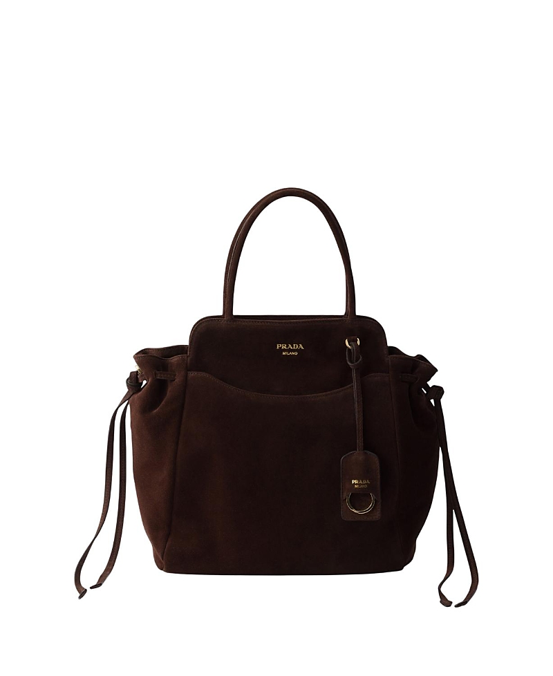 Prada Carry Medium Suede Bag