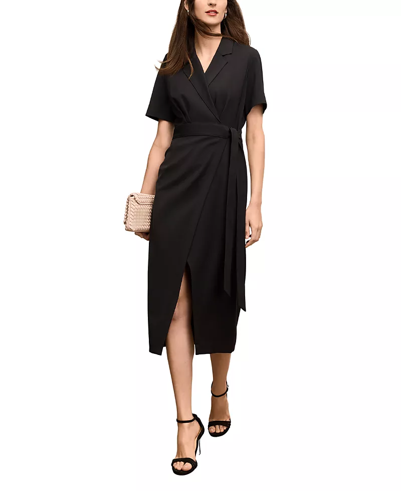 M. m.LaFleur Arlette Air Twill Wrap Dress