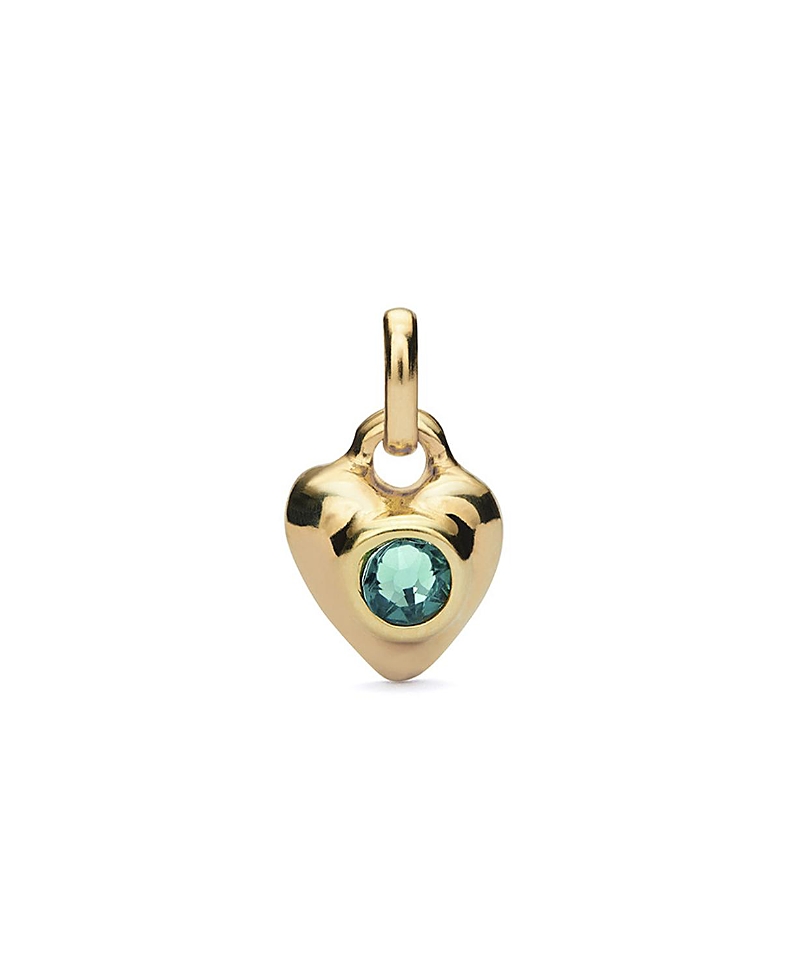 Unode50 Charm with Green Glass · OS