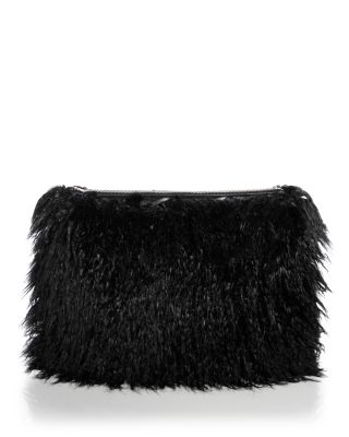 Adelina Faux Fur Clutch