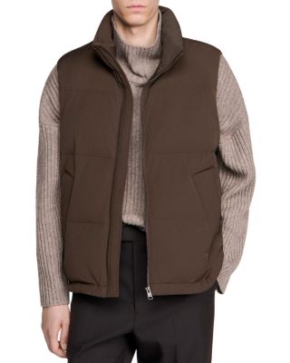 Sleeveless Zip Puffer Vest