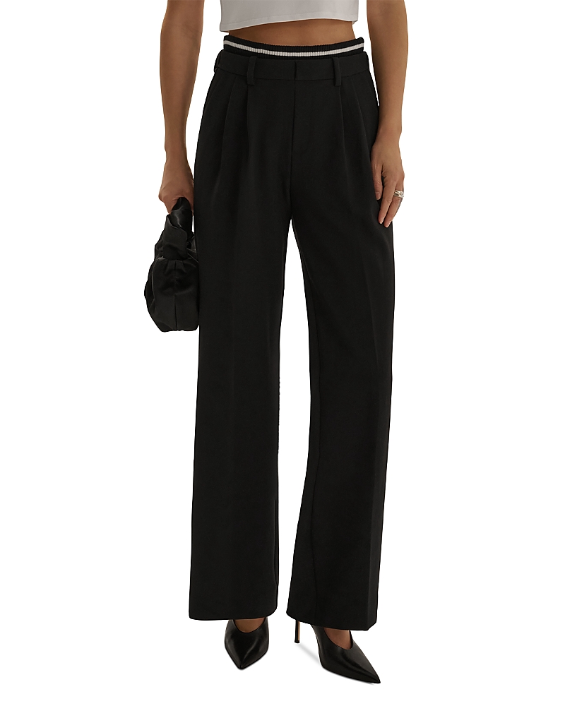 Favorite Daughter The Varsity Pull On Pants In Black
