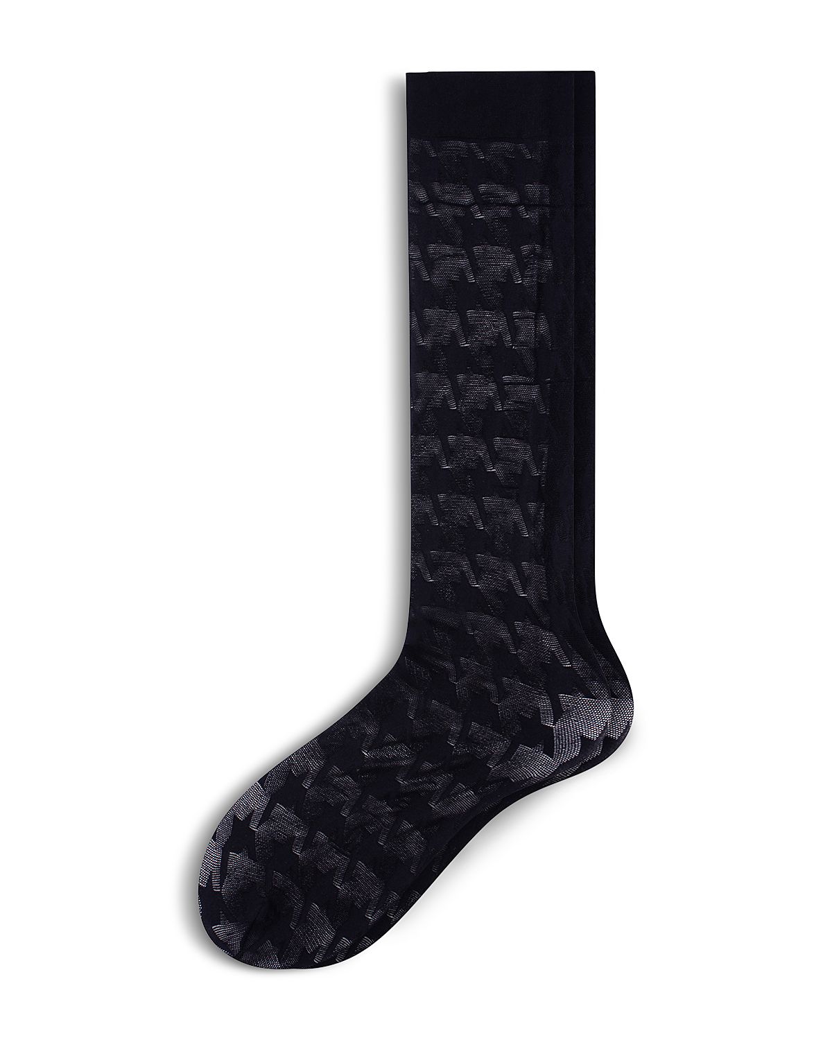 Hue Bold Houndstooth Knee High Socks