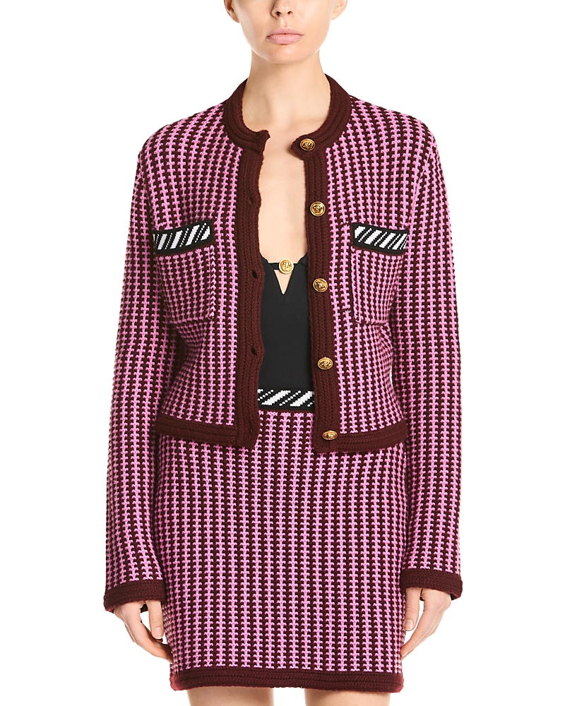 Versace Wool Crocheted Jacket