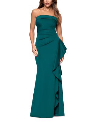 Scuba Strapless Gown - Exclusive