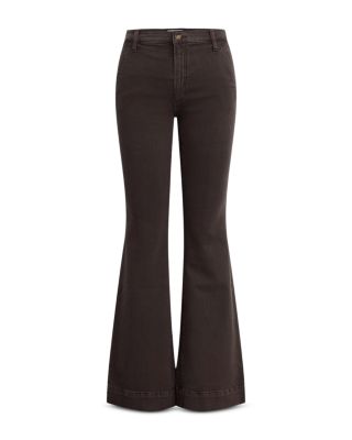 The Molly High Rise Trouser Jeans in Dark Coffee Bean