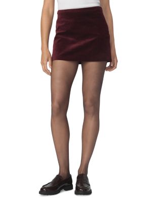 The Velveteen Mini Skirt