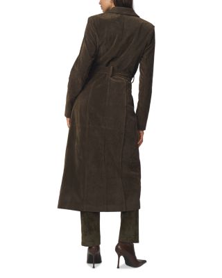 The Faux Suede Long Coat - thumbnail 3