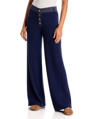 Lucy Wool Stretch Wide Leg Pants